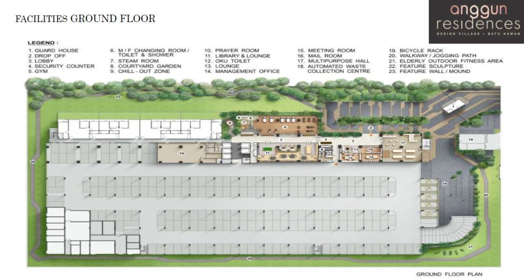 anggun residences floor plan