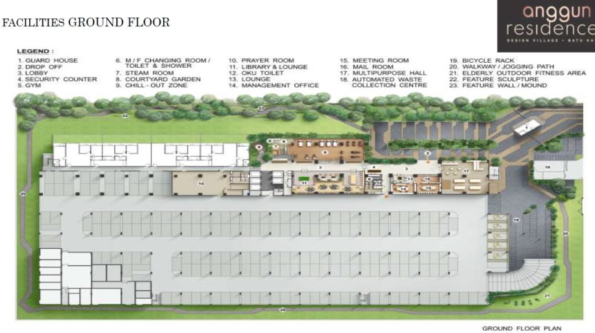 anggun residences floor plan