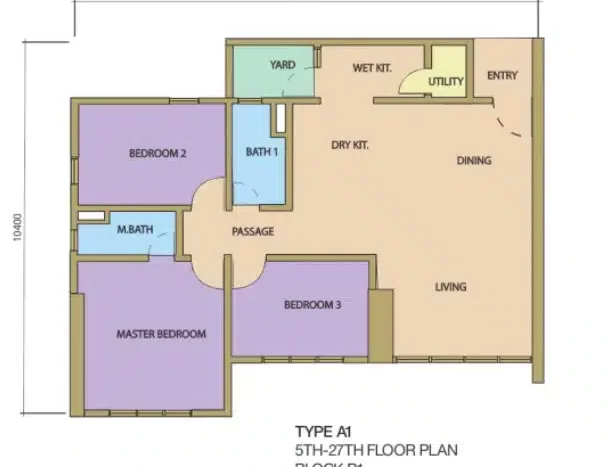 emerald residence penang layout