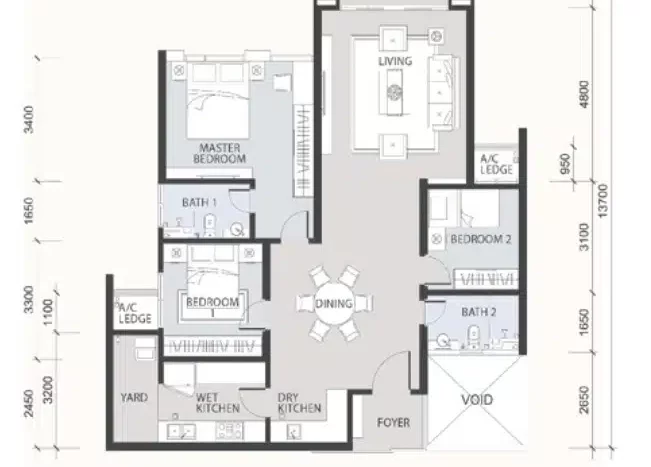 setia pinnacle layout