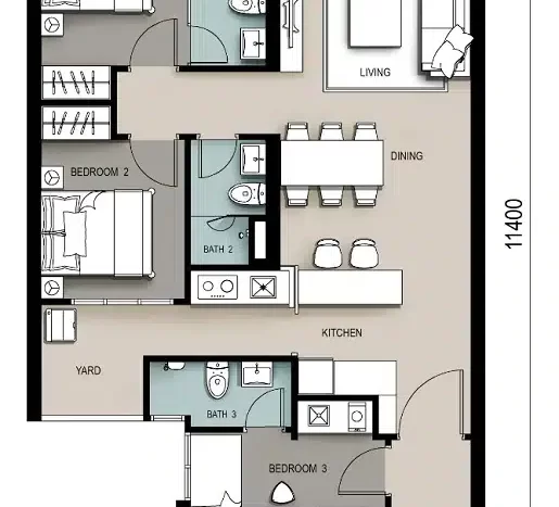 Sinaran utropolis layout B 883sf