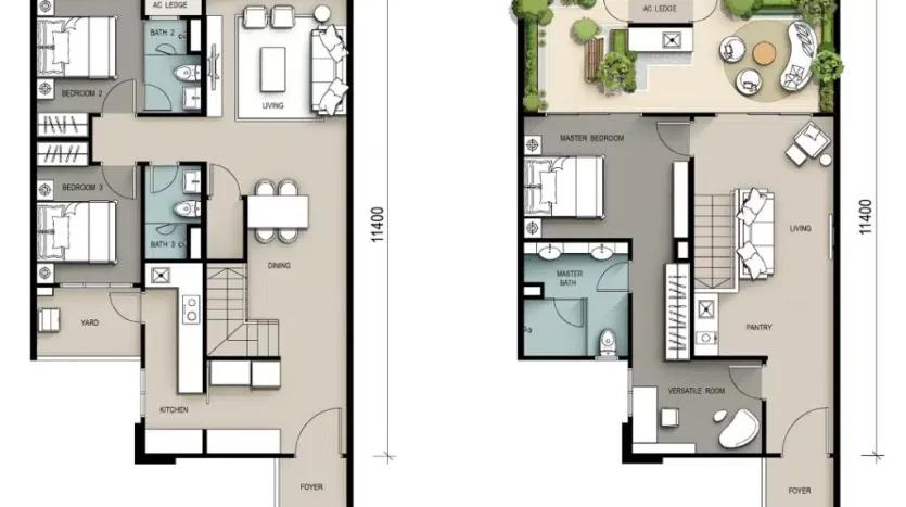 sinaran duplex layout