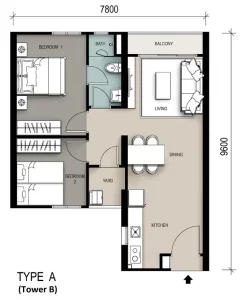 sinaran layout A 667sf