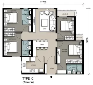 sinaran paramount layout C 1044sf