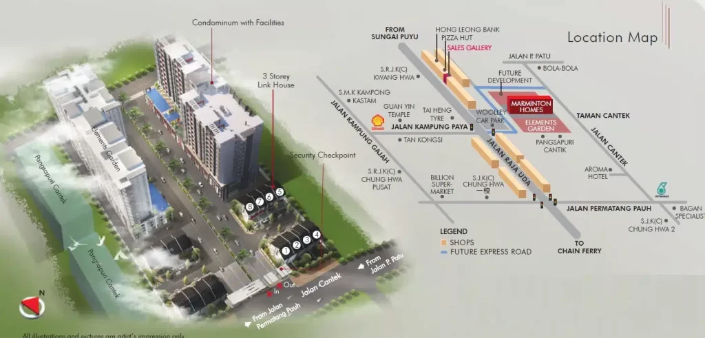 marmington homes location raja uda property