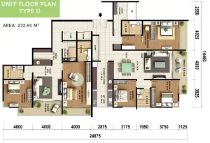 olive tree residence bayan baru floor plan