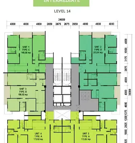 olive tree residence bayan bary floor plan