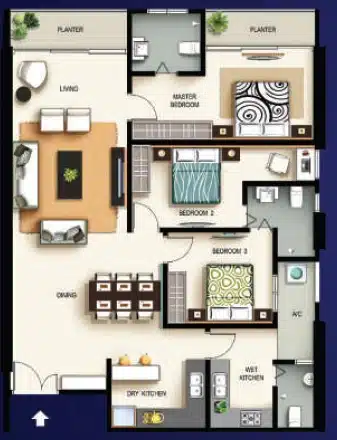 skyridge garden floor plan