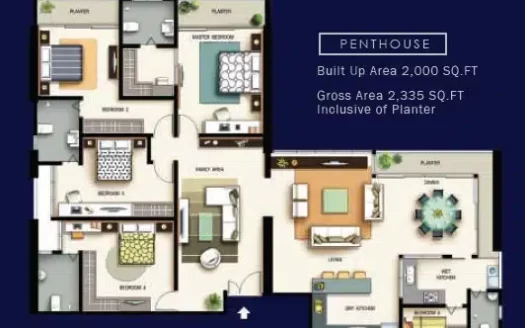 skyridge garden layout penthouse