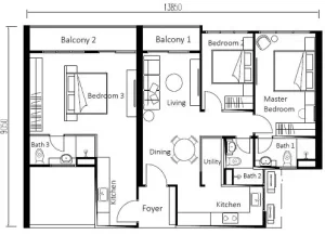 grains residence bukit mertajam layout