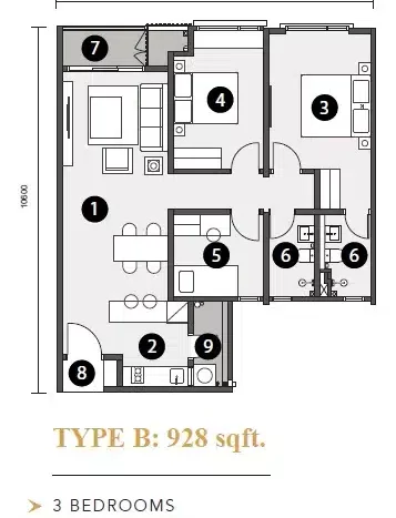 ion-vivace-layout-B-928sf-3bedrooms-2-3-carparks