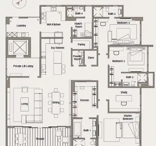 the-anton-layout-A-3089-sqft-32-bedroom-41-bathroom