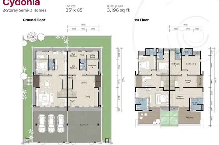 sunway-cassia-floorplan-layout-Cydonia-DSSD-LA35x85BU3196sf