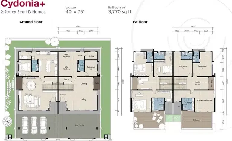 sunway-cassia-semi-D-layout-Cydonia-DSSD-LA40x75BU3770sf